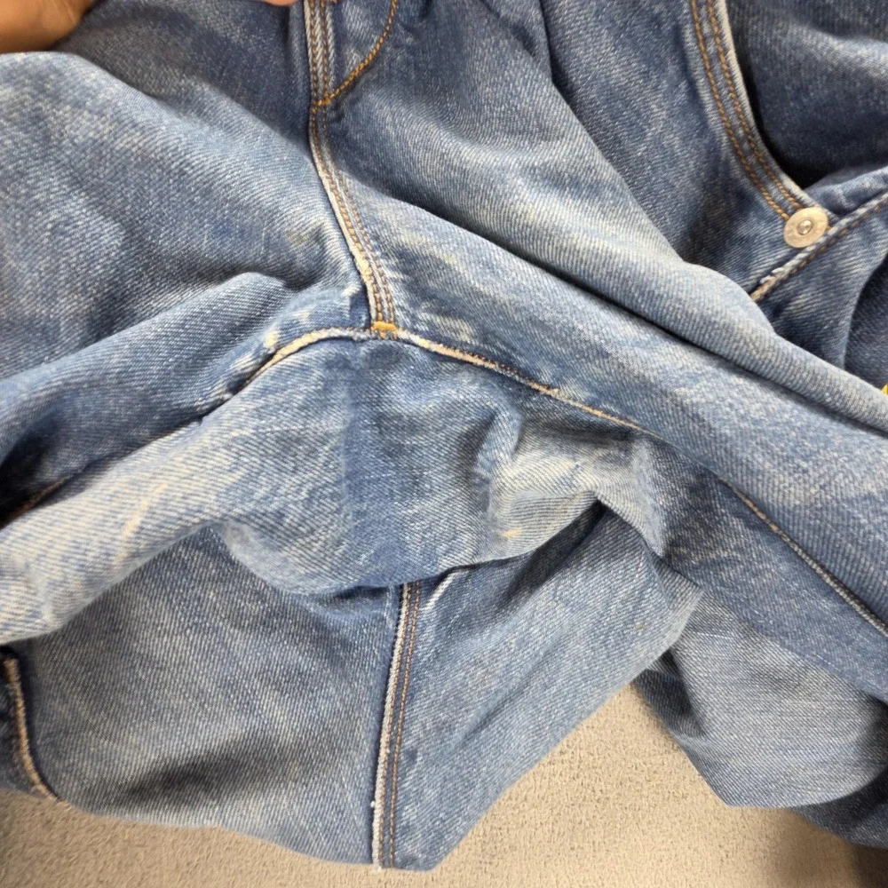 VTG Levis Engineered Jeans Mens Blue Buckle Back Twisted One Pocket Fits 31x34